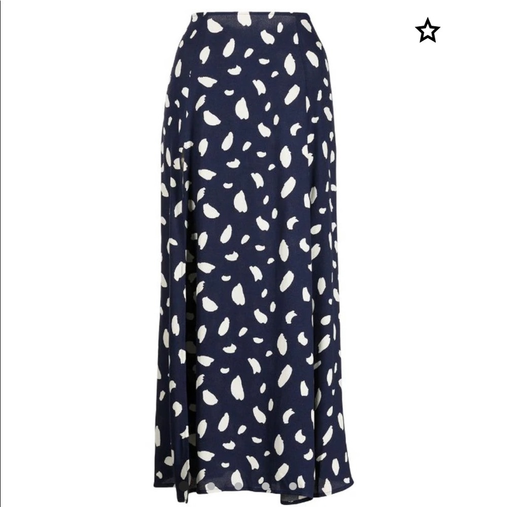 NWT Reformation zoe side slit midi skirt